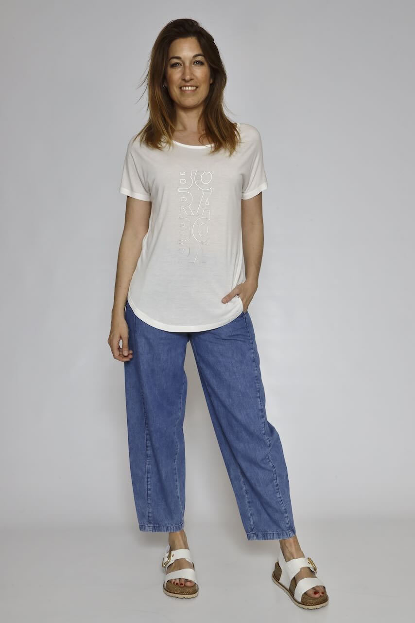 CAMISETA ZT125762-BLANCO