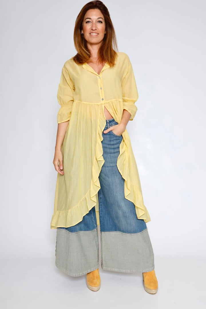 VESTIDO P25CA108-AMARILLO