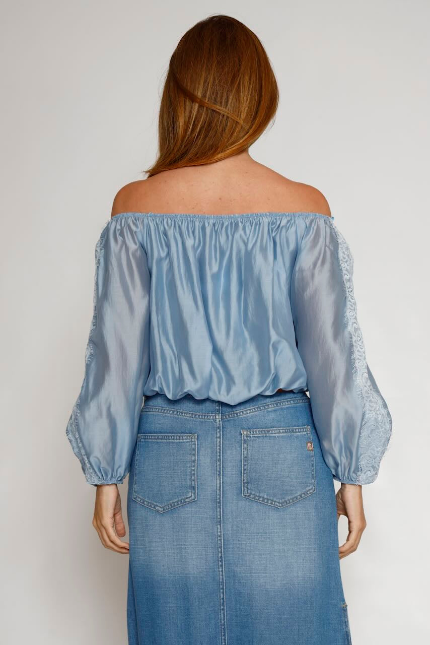 BLUSA P25ES114-AZZURRO