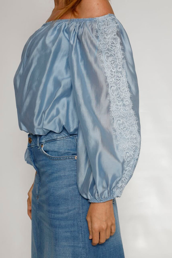 BLUSA P25ES114-AZZURRO