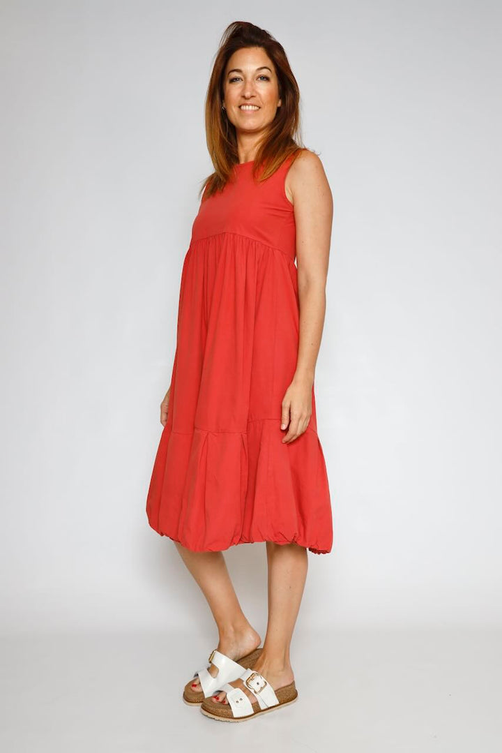 VESTIDO P25AN705-ROJO