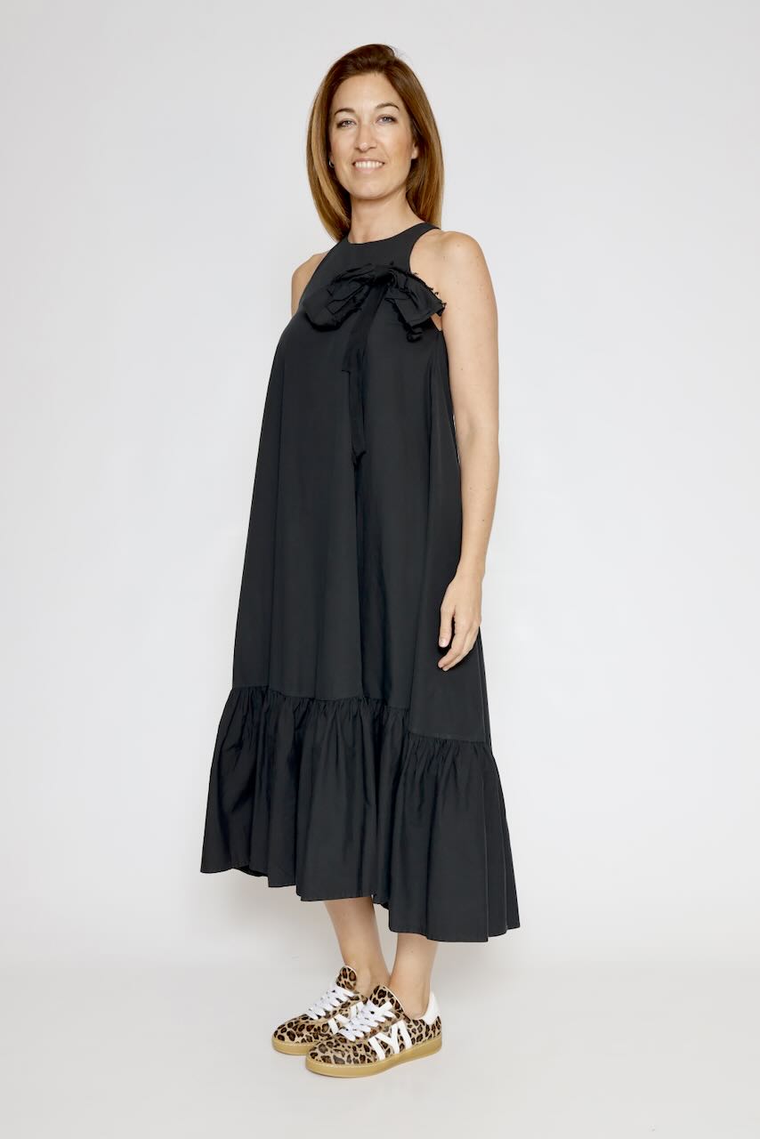 VESTIDO LAZO P25AN706-NEGRO