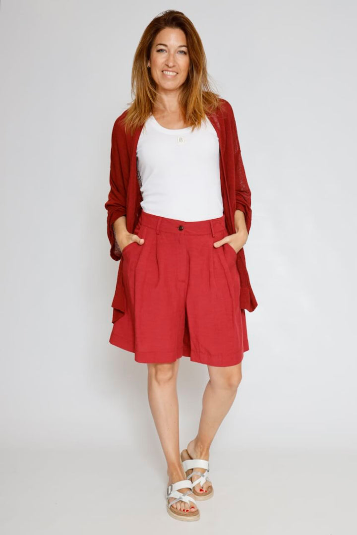 SHORT BY08174-BURDEOS