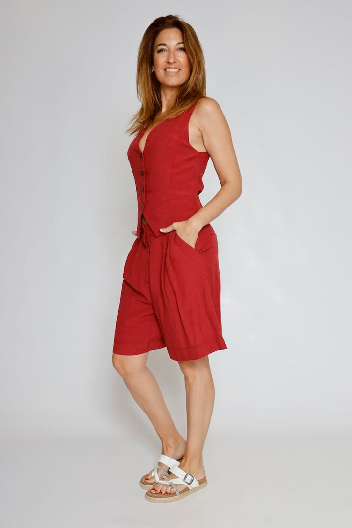 CHALECO BY08173-BURDEOS