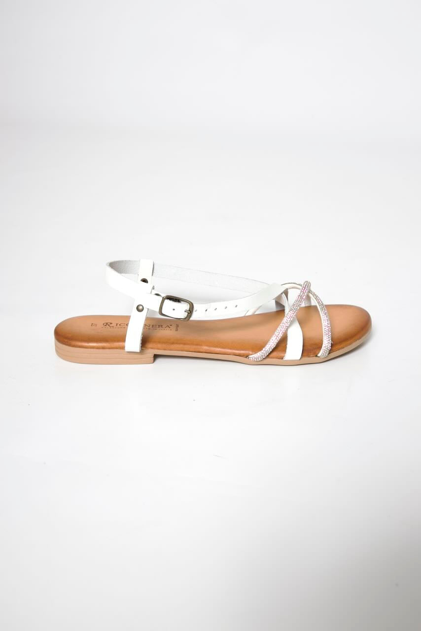 SANDALIA 1070307-BLANCO/PLATA