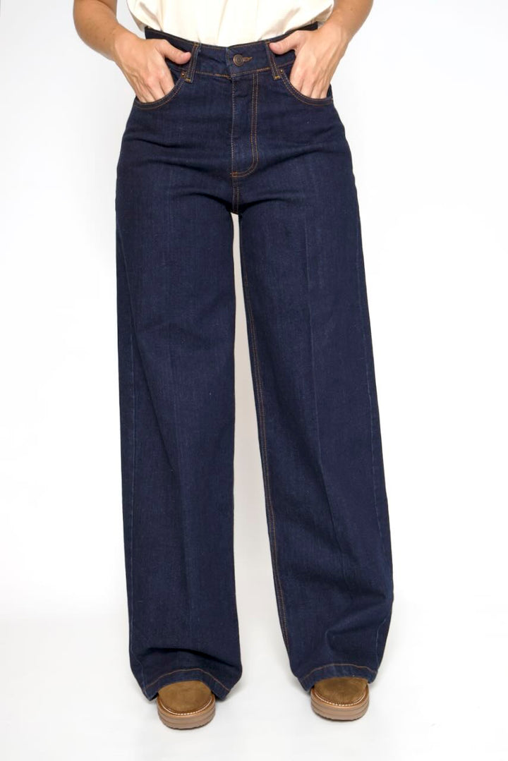 PANTALON BY09169-BLU SCURO