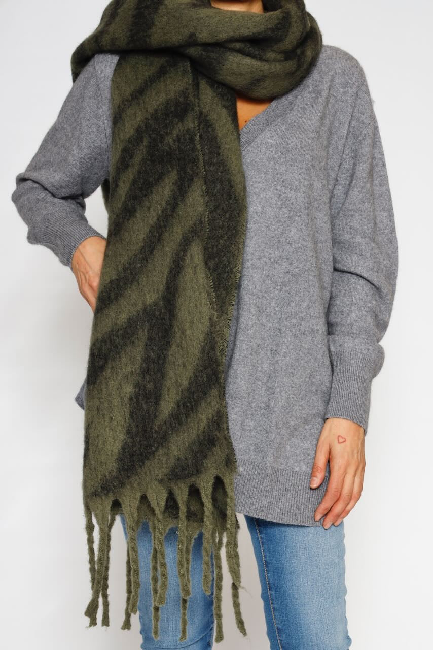 TERARA-KHAKI SCARF