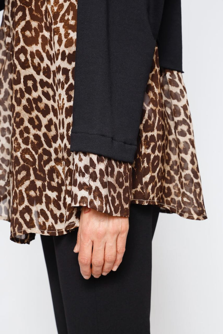 A24MF407-ANIMAL PRINT SHIRT