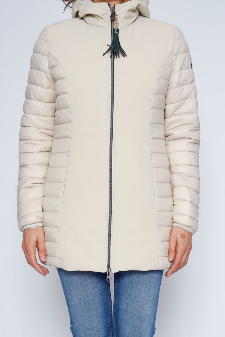 DOWN JACKET M48318-LATTE