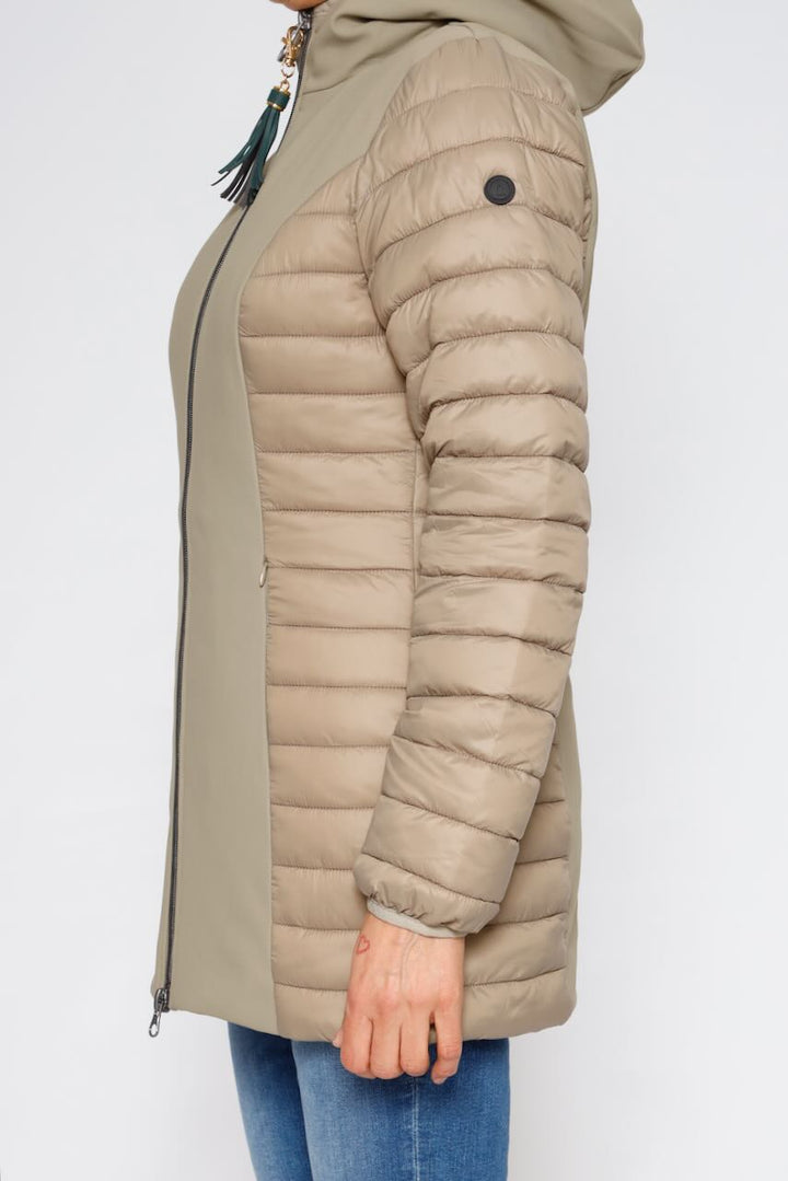 DOWN JACKET M48318-TAUPE