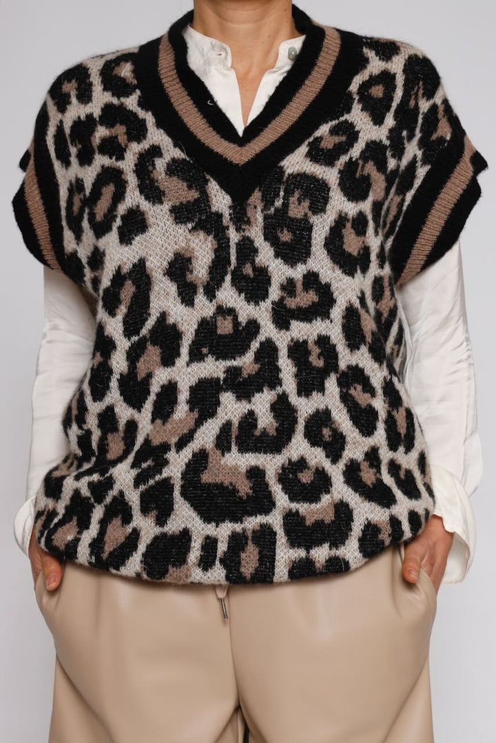 JERSEY M68888A378-ANIMAL PRINT