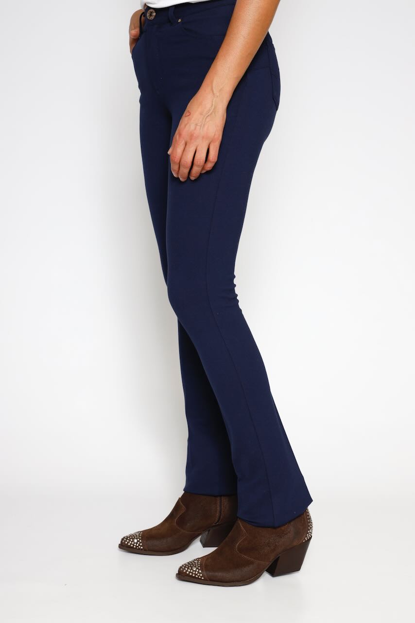 BOOTCUT PANTS WV8020W72901-NAVY