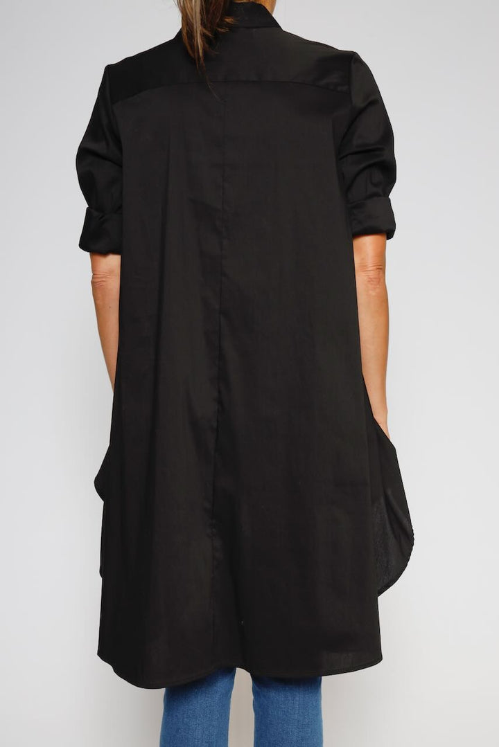 CED3FDK LONG SHIRT-BLACK