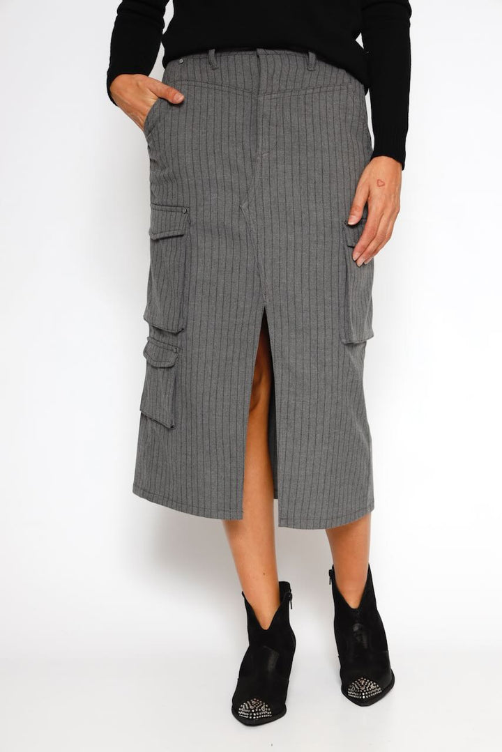 WELBY BUREN SKIRT - GREY