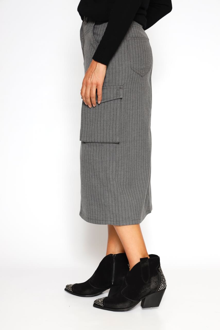 WELBY BUREN SKIRT - GREY