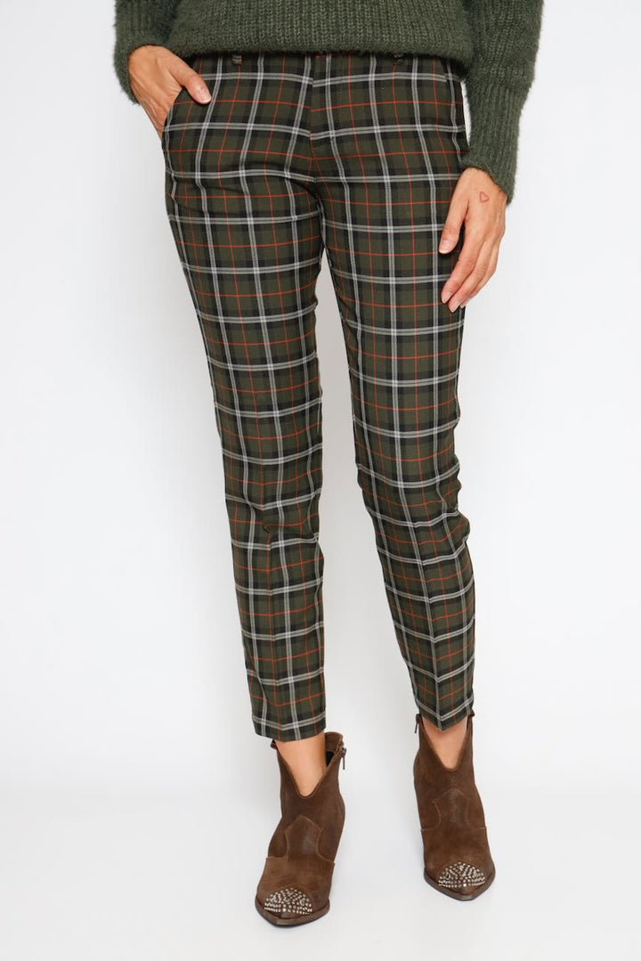 CLAUDIALINEAL PANTS - DARK GREEN