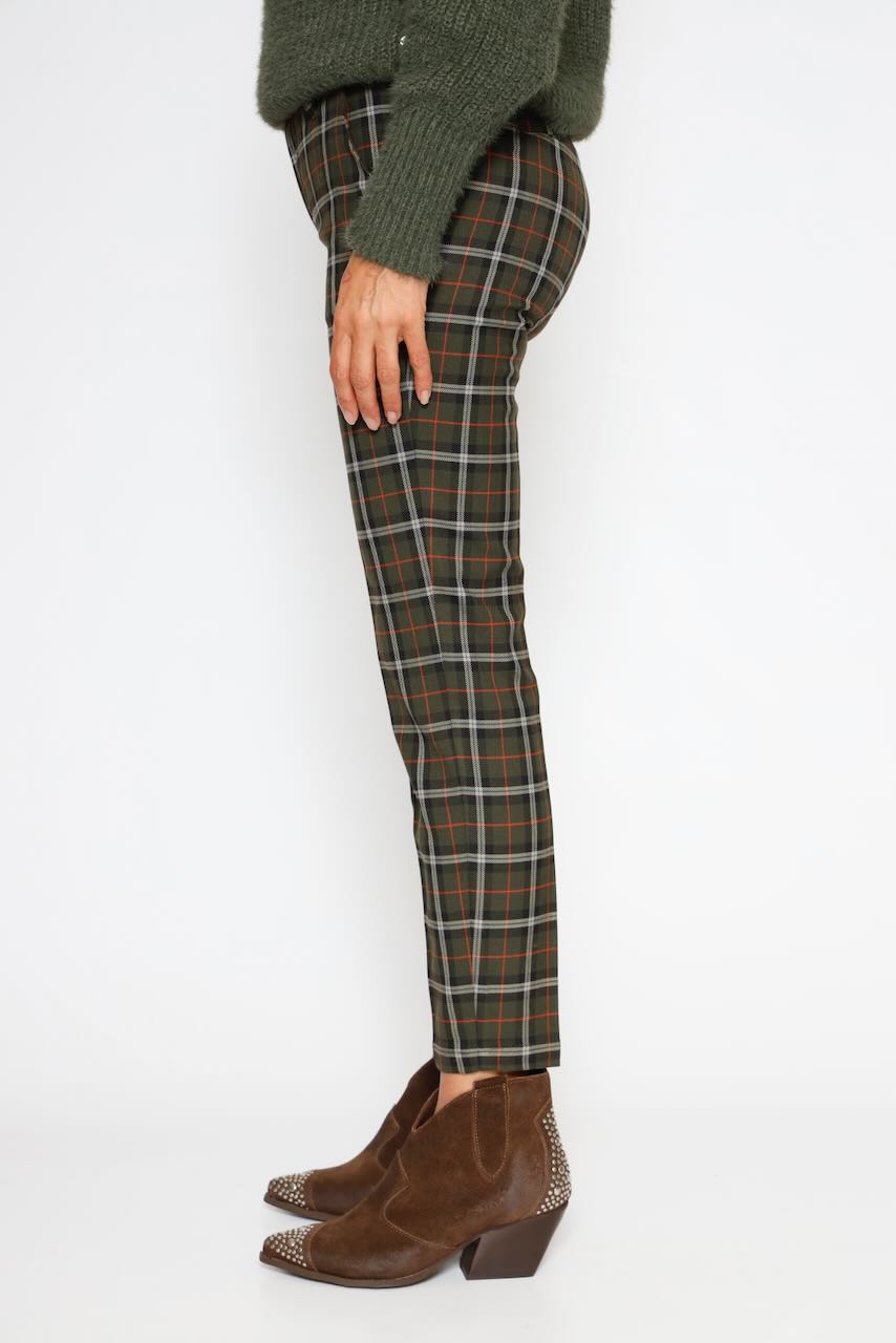 CLAUDIALINEAL PANTS - DARK GREEN