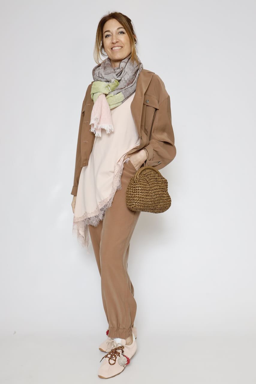 CHAQUETA CAMISA V0O3DIQ000-MARRON
