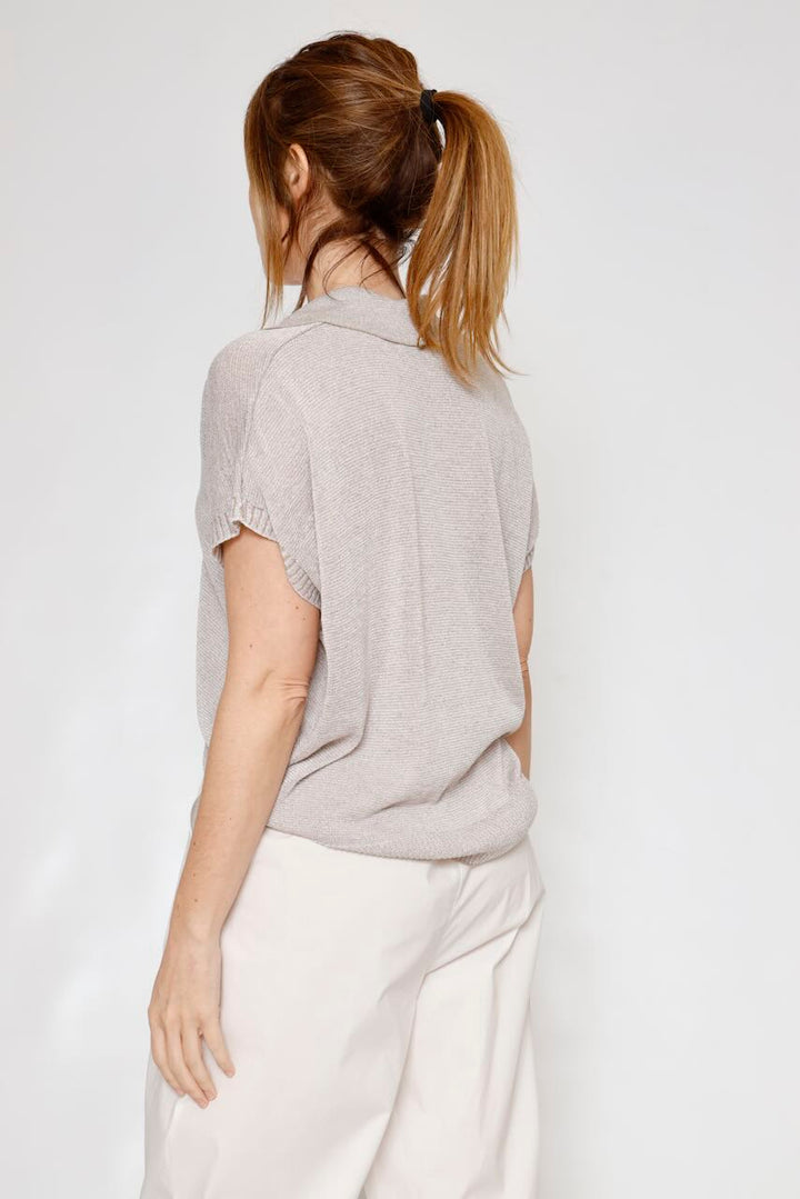 BLUSA PUNTO BY10032-BEIGE