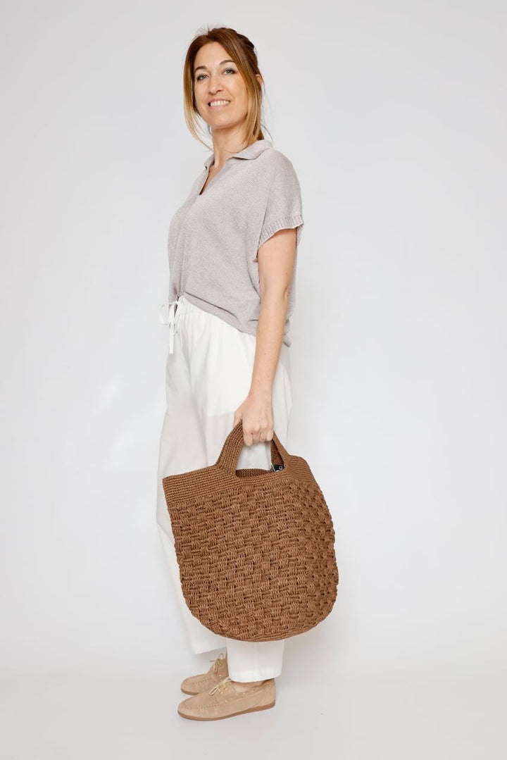BLUSA PUNTO BY10032-BEIGE