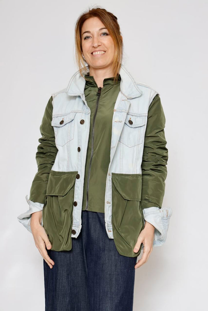 CHAQUETA BOMBER P26DL623A-VERDE
