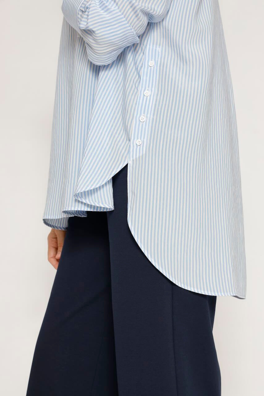 CAMISA CJZ6LDU-BLANCO/AZZURRO