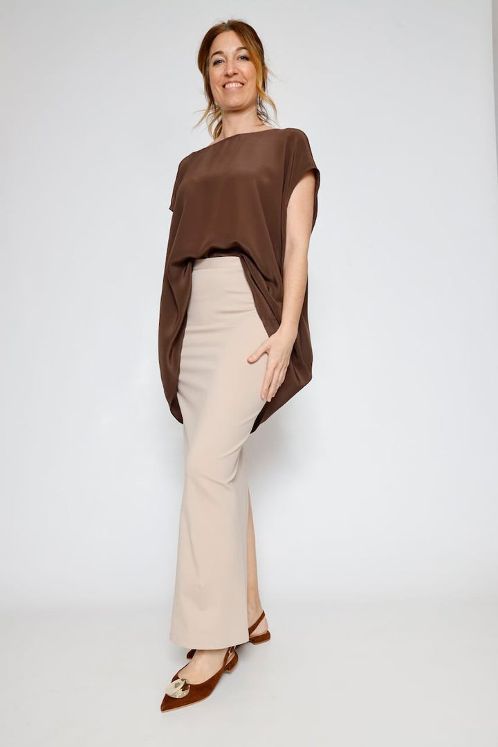 FALDA BY10245-BEIGE