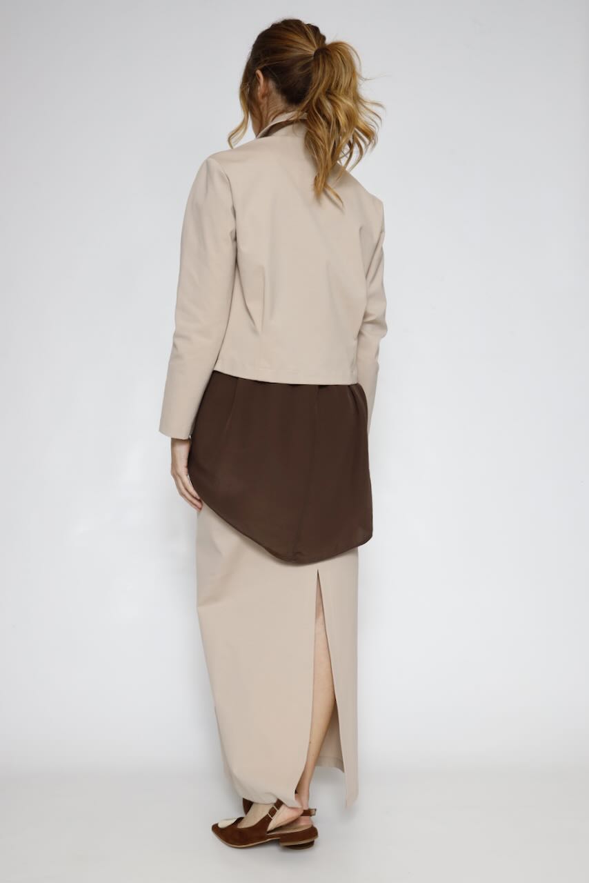 FALDA BY10245-BEIGE