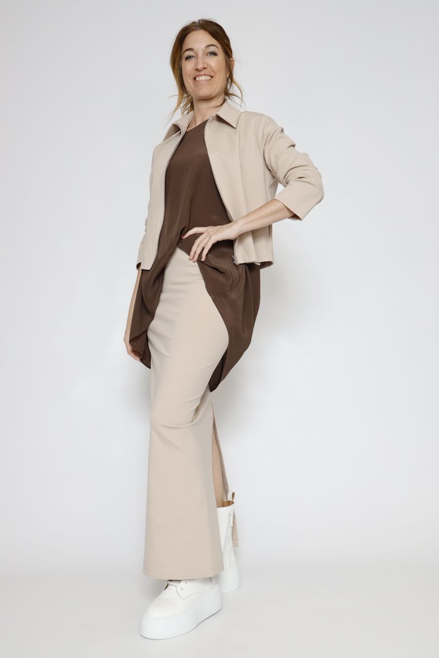 CHAQUETA BY10240-B-BEIGE