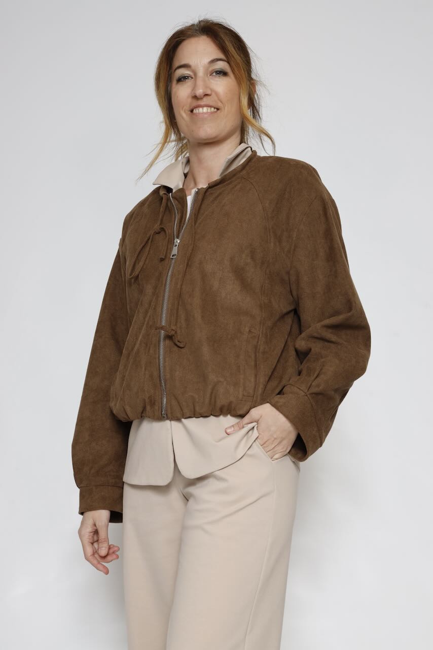 BOMBER P26VV604-MARRON
