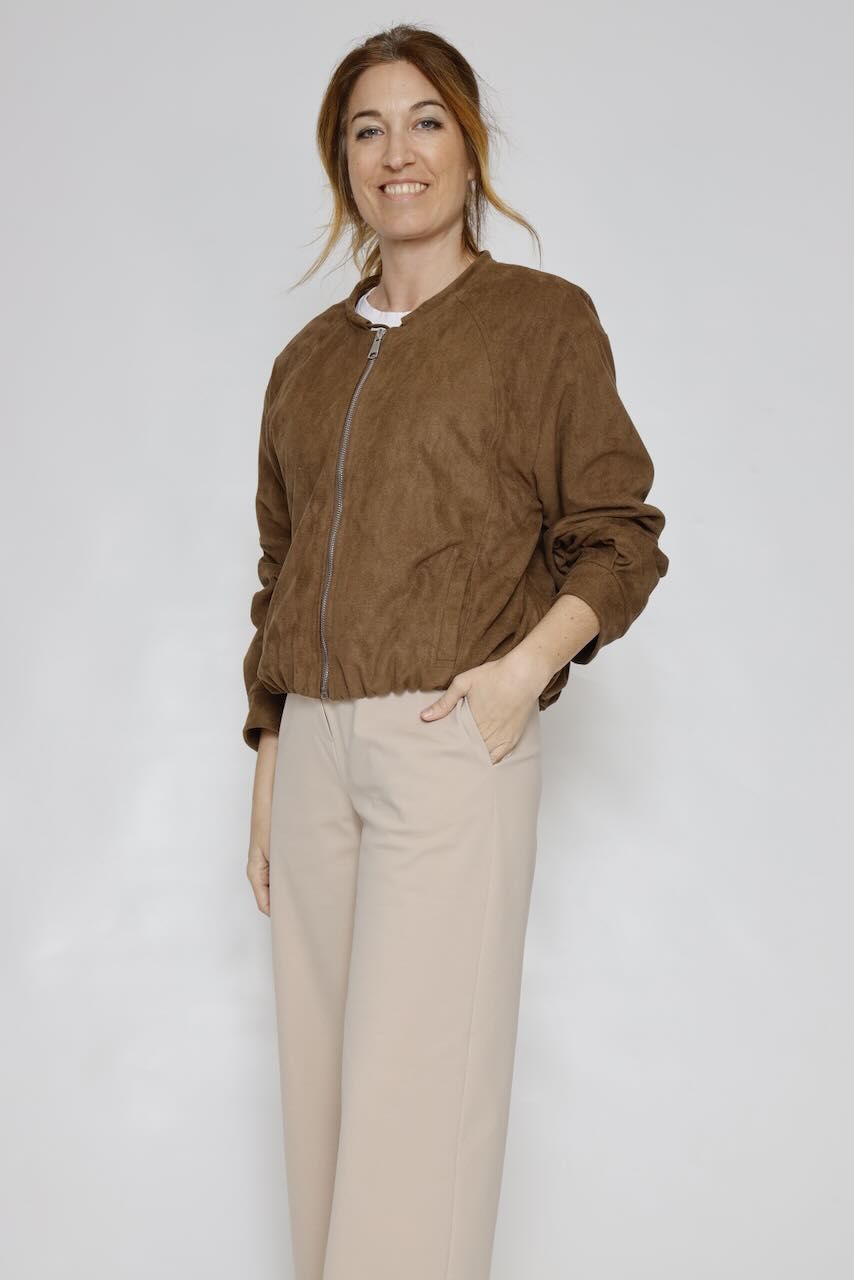 BOMBER P26VV604-MARRON