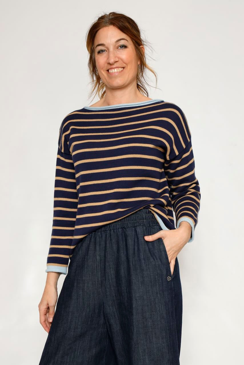 JERSEY P26IT508-AZUL/CAMEL