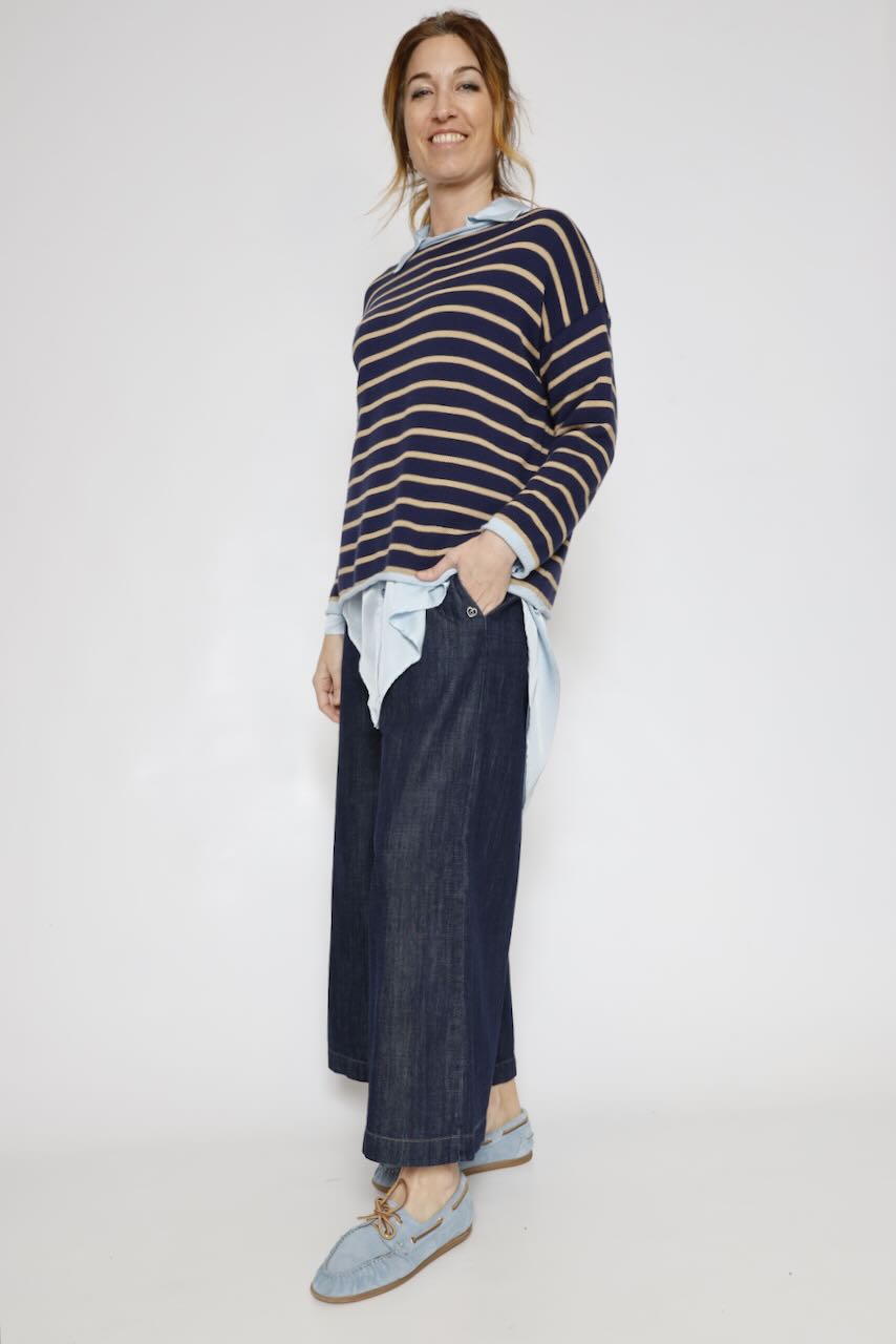 JERSEY P26IT508-AZUL/CAMEL