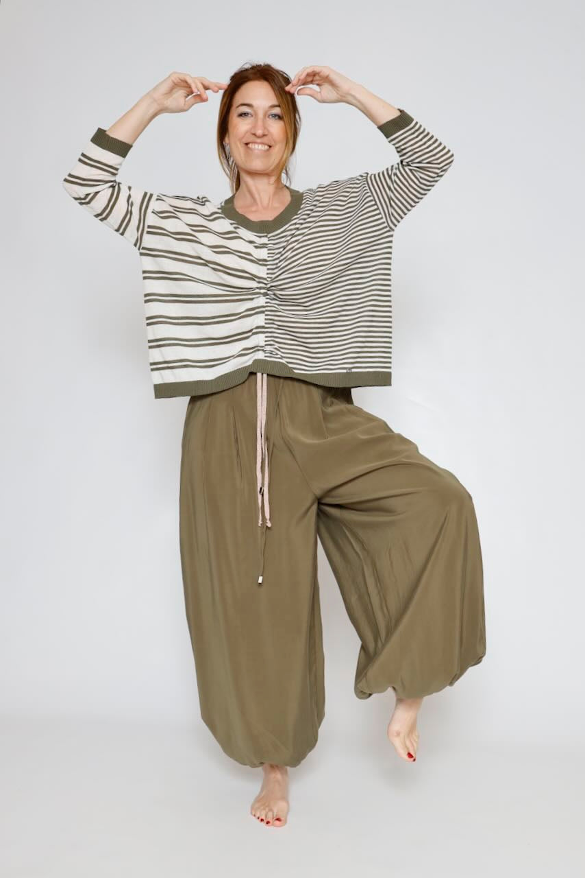 Jersey M840526132-MILITAR/BLANCO