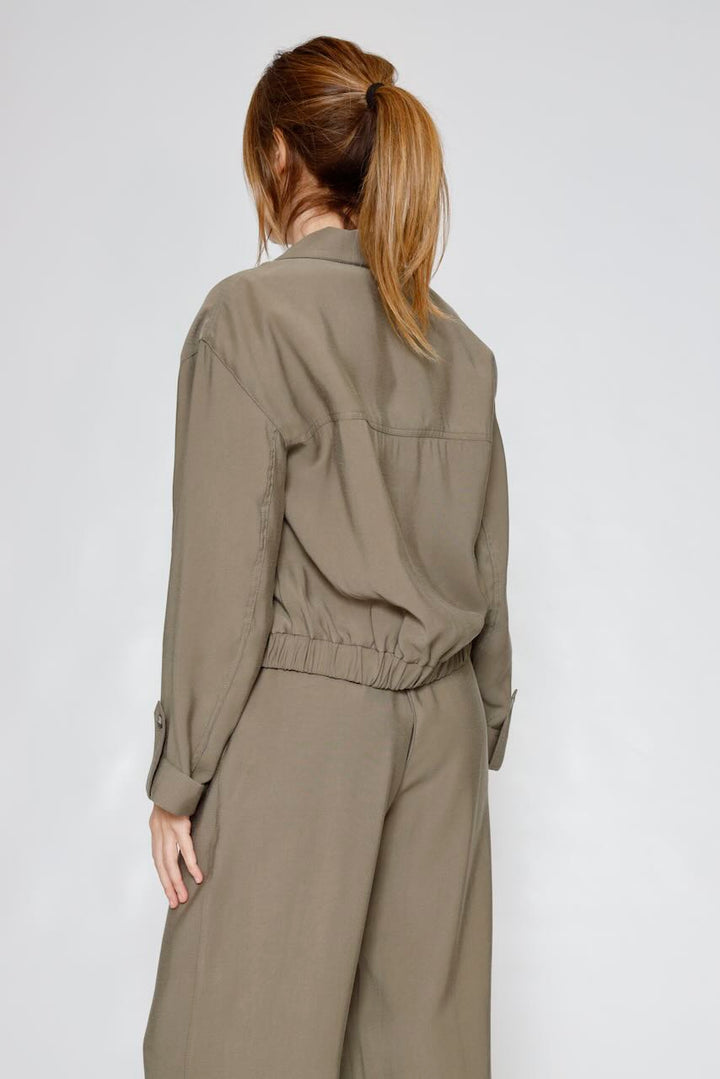 CHAQUETA CAMISA V0O3DIQ000-MILITAR