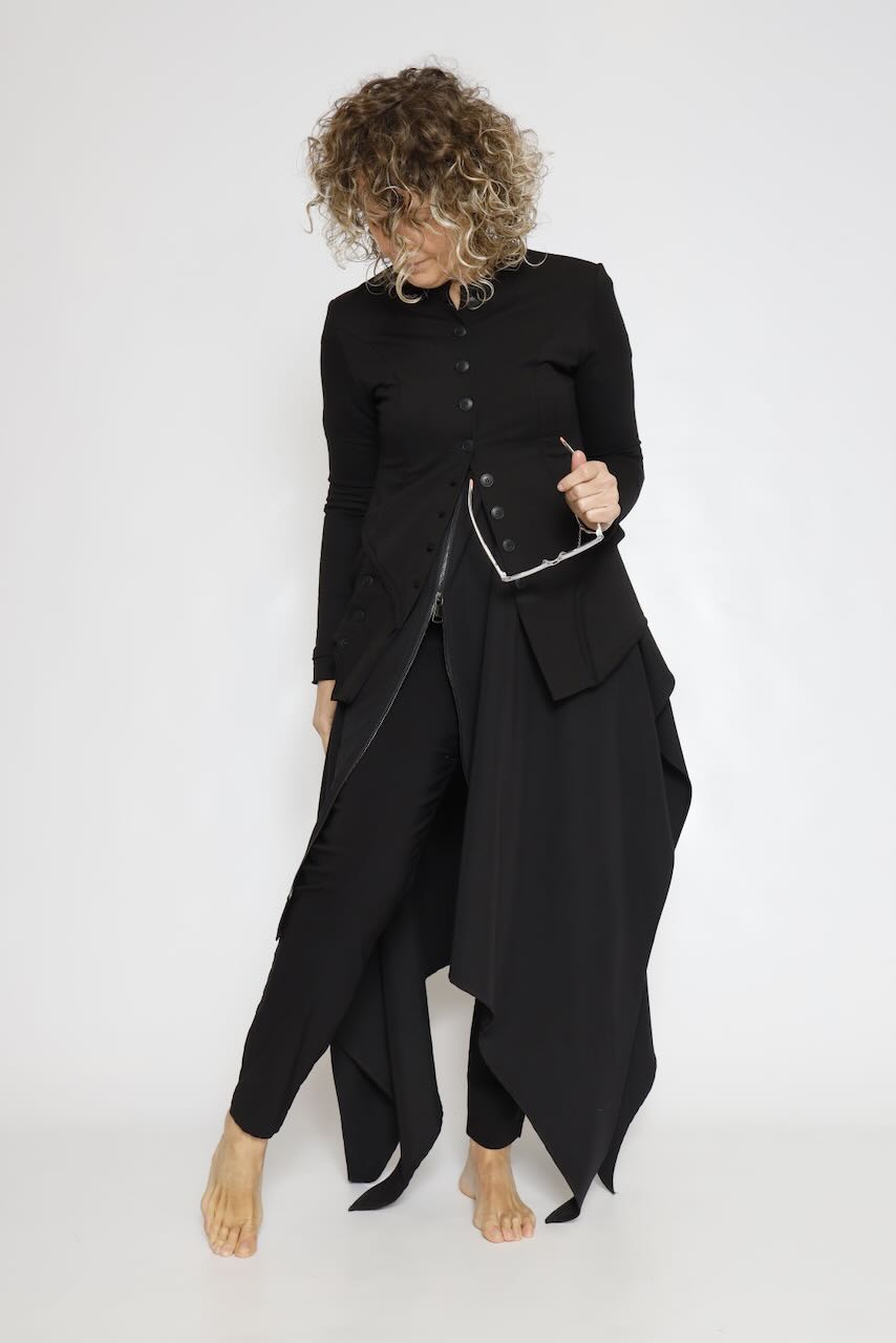 CHAQUETA BOTONES P4UU0188-NEGRO