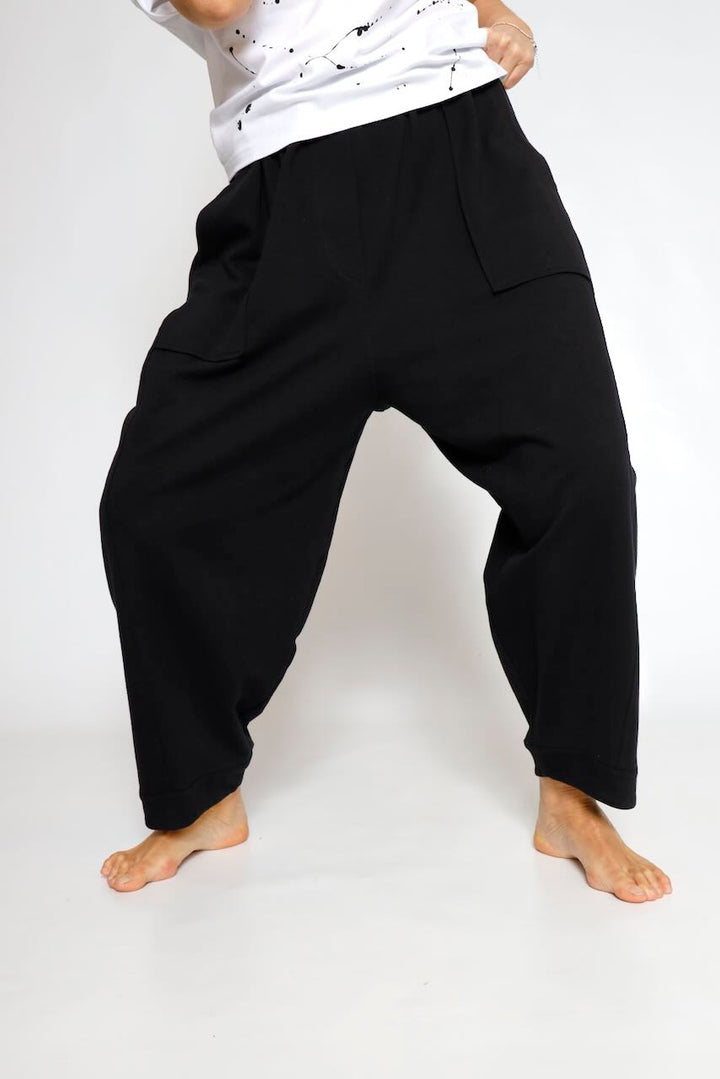PANTS P4UT0895-BLACK