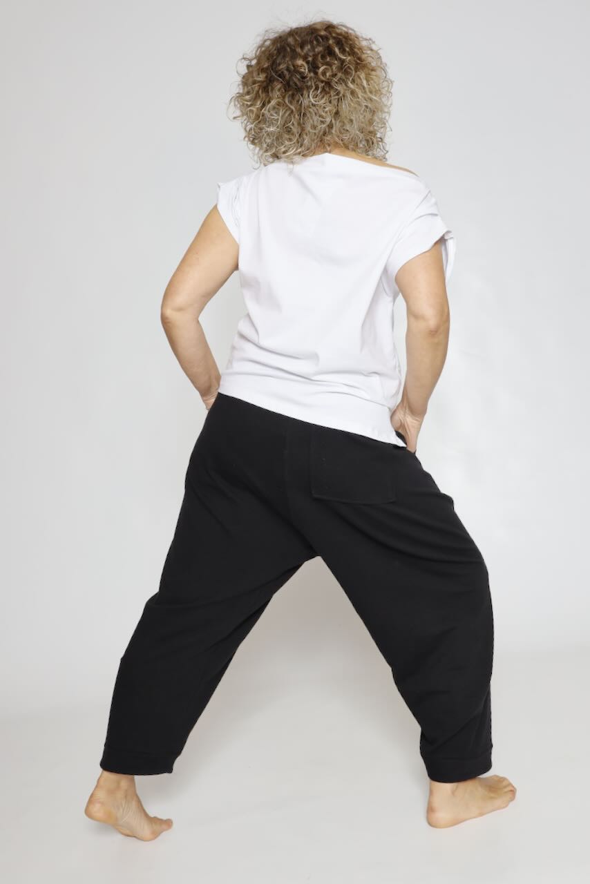 PANTS P4UT0895-BLACK