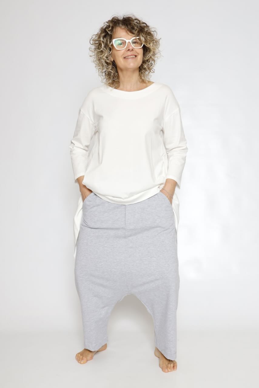 ZIP T-SHIRT P4UP0126-WHITE