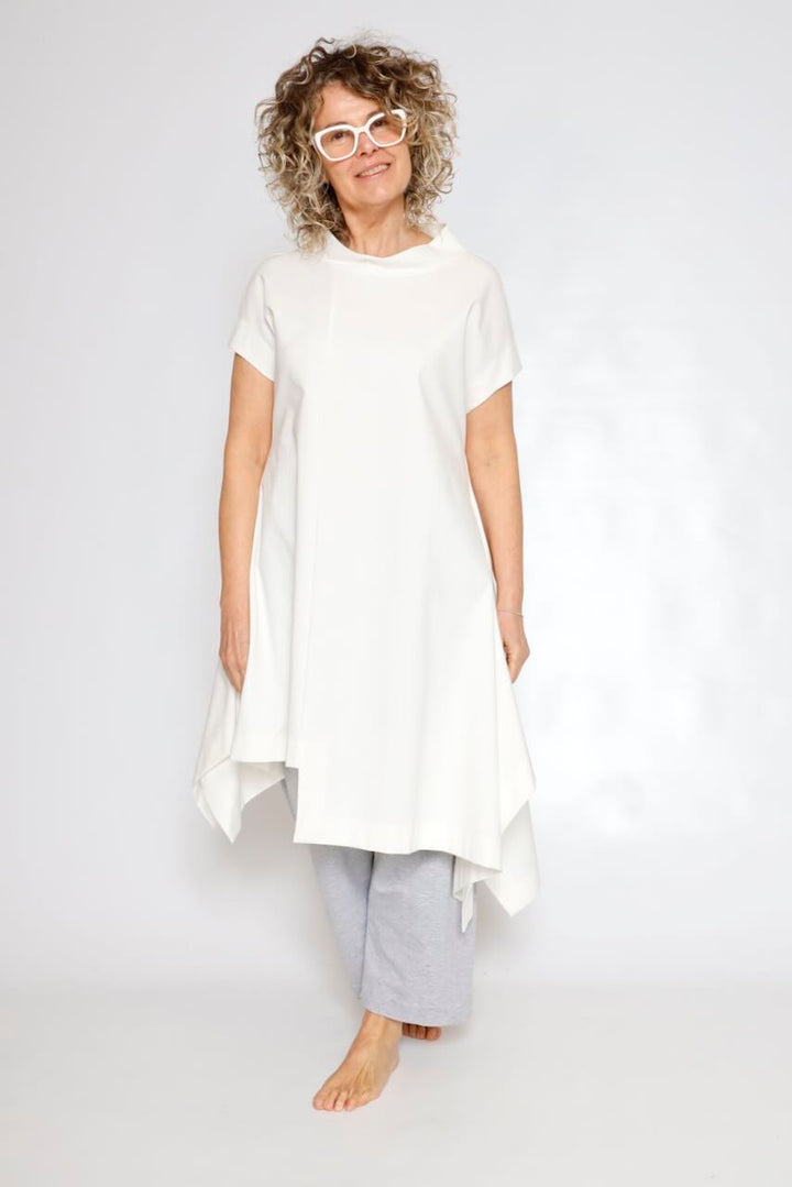 ZIP T-SHIRT P4UP0126-WHITE