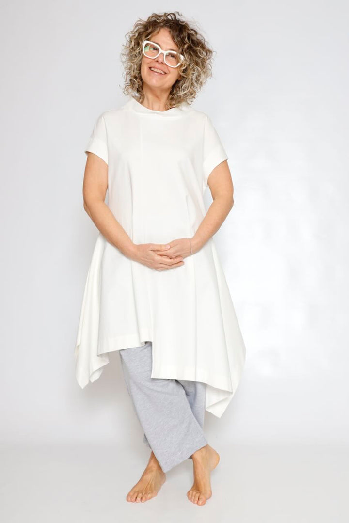 ZIP T-SHIRT P4UP0126-WHITE