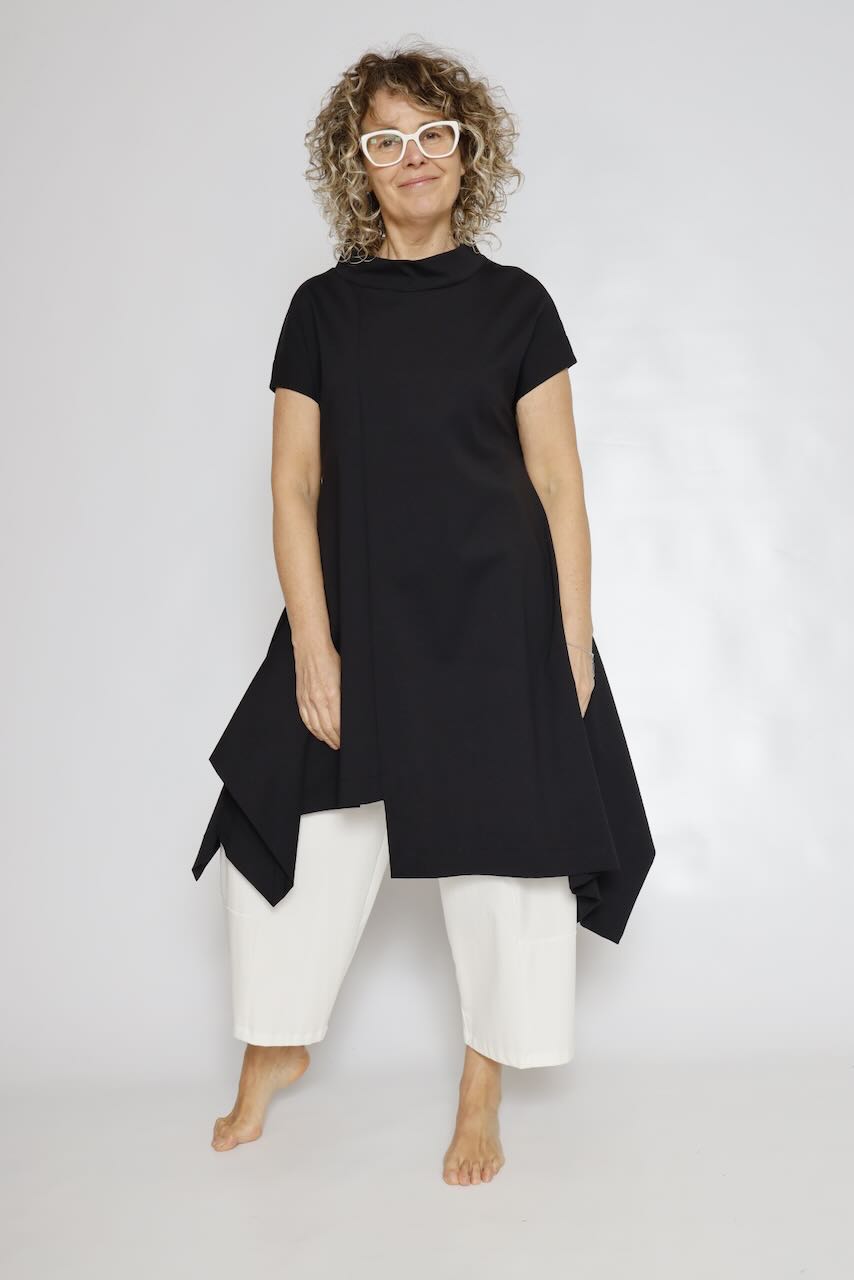 VESTIDO-TUNICA P5BM5715-NEGRO