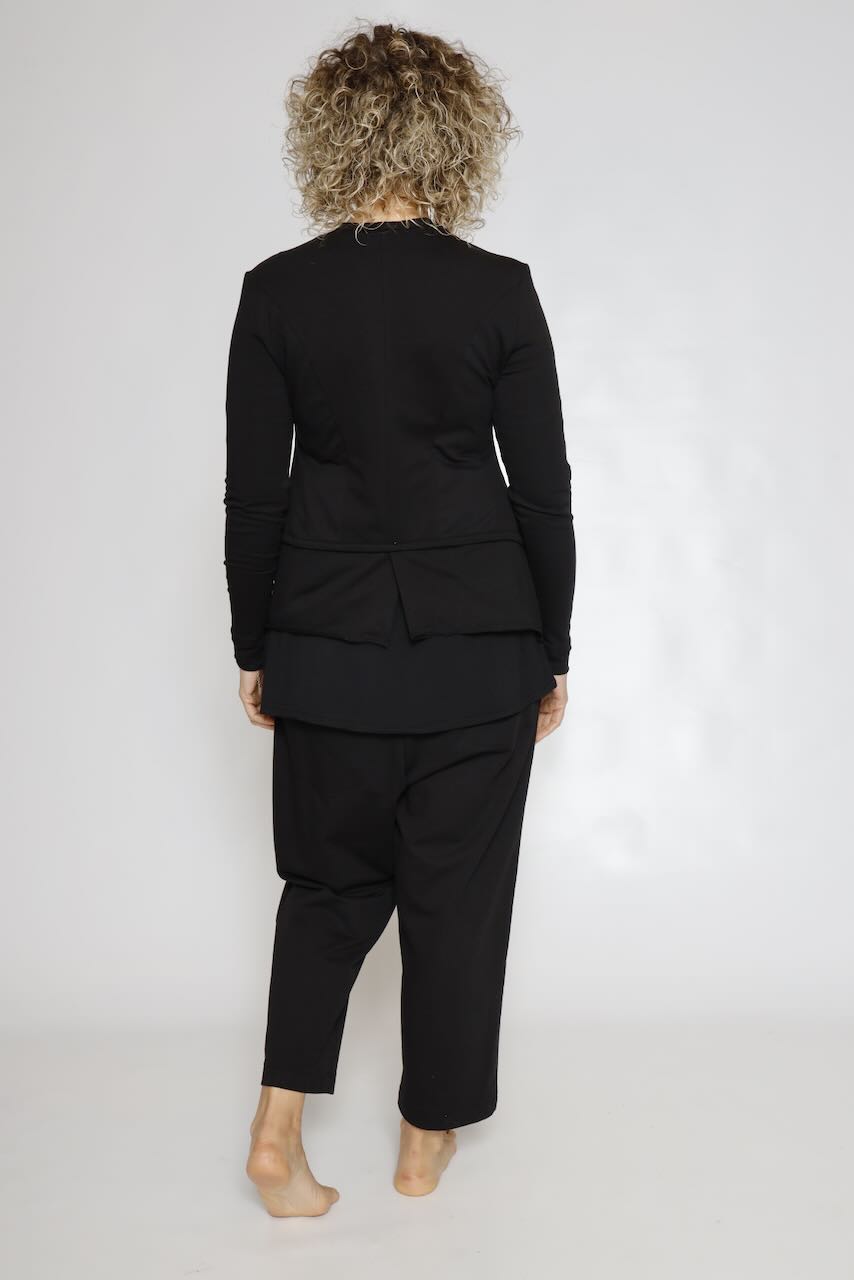 CHAQUETA BOTONES P4UU0188-NEGRO