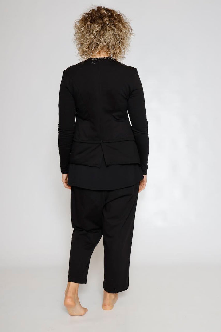 CHAQUETA BOTONES P4UU0188-NEGRO