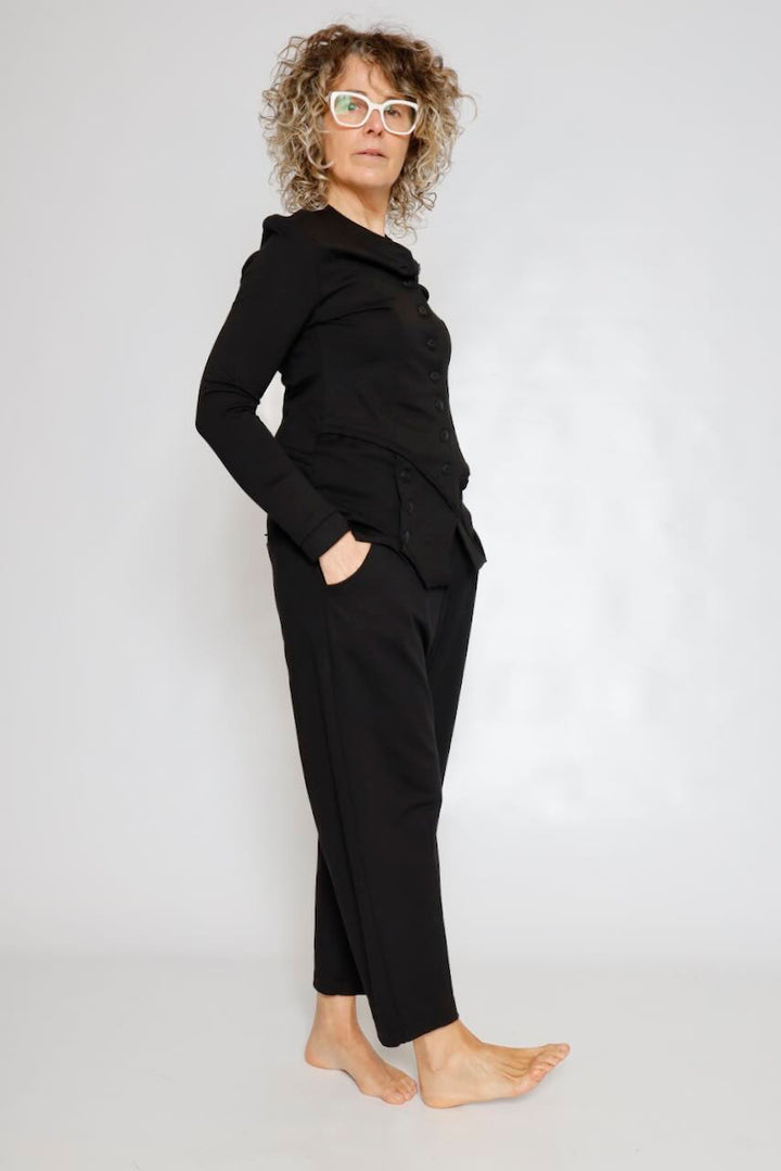 PANTS P3UP0811-BLACK