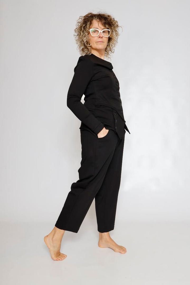 CHAQUETA BOTONES P4UU0188-NEGRO