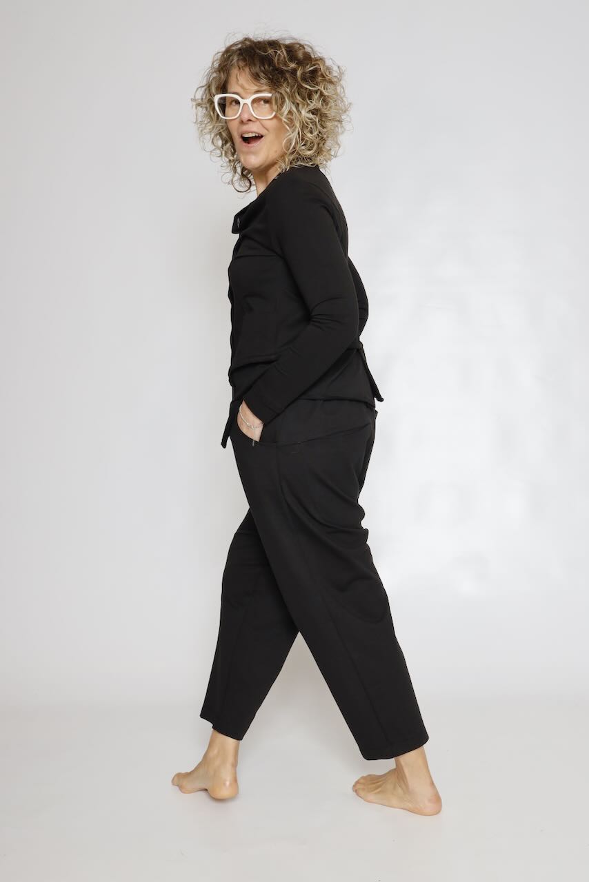 PANTS P3UP0811-BLACK