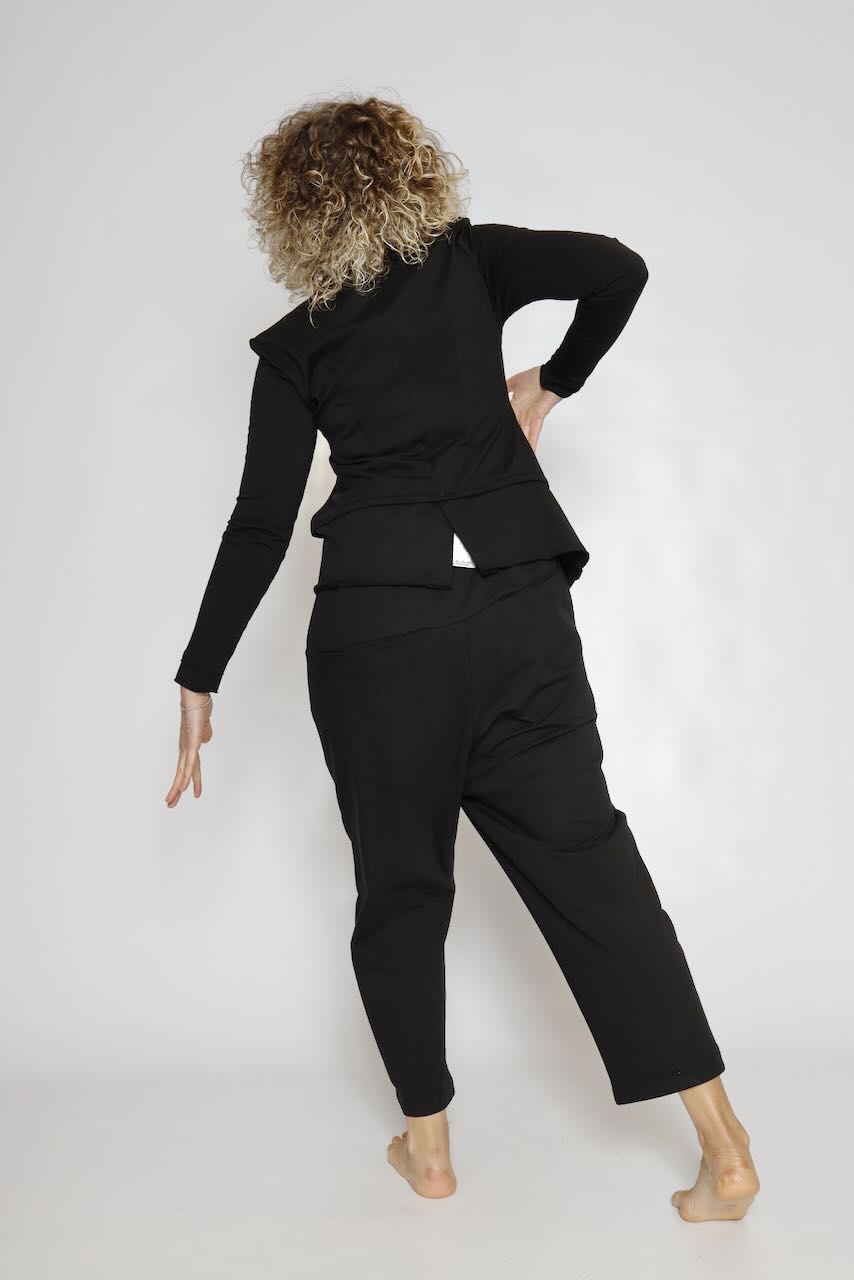 PANTS P3UP0811-BLACK