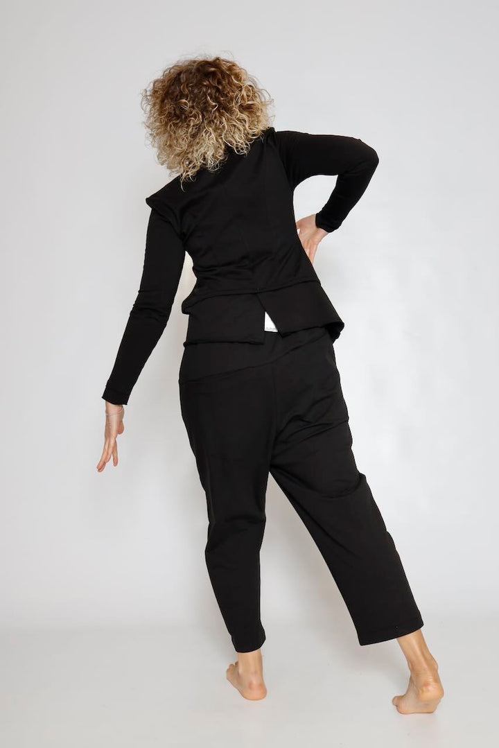 PANTS P3UP0811-BLACK
