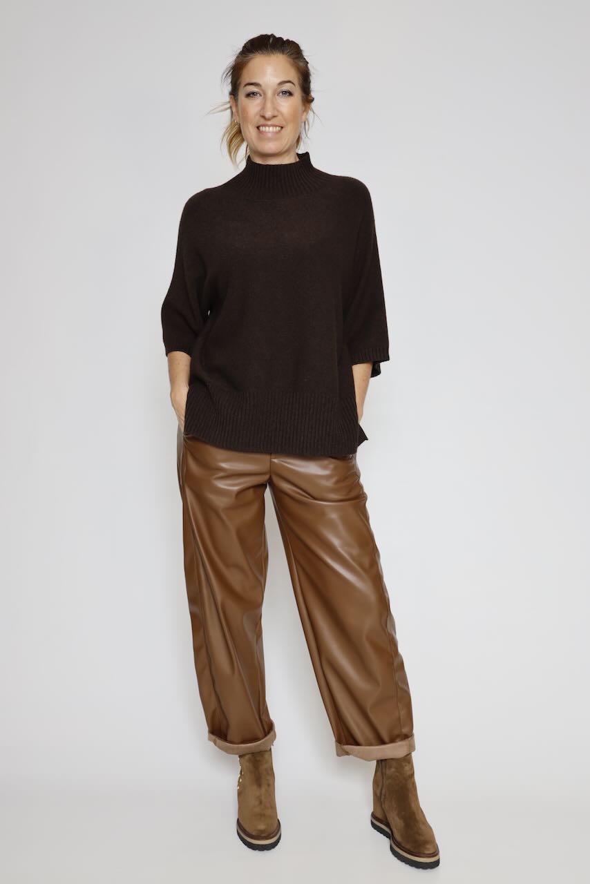 JERSEY MARRON M3025867-MARRON